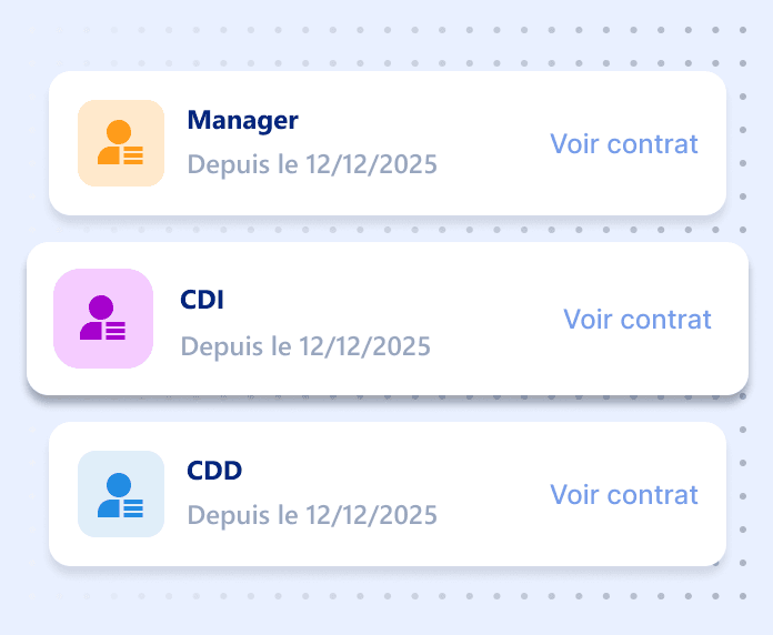 Suivi des contrats de travail